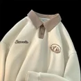 thumbnail image 3 of Camiseta polo para hombre, camiseta holgada, ropa gráfica para hombre, sudaderas japonesas, diseñador, normal, manga larga, estética, marca alta, 3 of 5