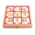 thumbnail image 1 of arctrm Wooden Sudoku Board Game Desktop Game Train Logical Thinking Ability Lightweight pink, 1 of 10