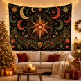 thumbnail image 3 of Sextant Compass Map with Pointed Starburst Rose Sharp, Adventurous Vintage for Nautical Decor Lovers, Nautical Wall Art, Christmas Gift, Tapestry Wall Hanging for Bedroom and Dorm, 3 of 7