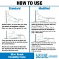 thumbnail image 6 of Baseline Sit n' Reach Trunk Flexibility Assessment Testing Box with Easy-To-Read Scale and Footplate for Rehab, Chiropractic, and Sports Training, 6 of 6