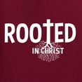 thumbnail image 5 of Wild Bobby Rooted in Christ Inspirational/Christian Unisex Graphic Hoodie Sweatshirt, Maroon, Medium, 5 of 5