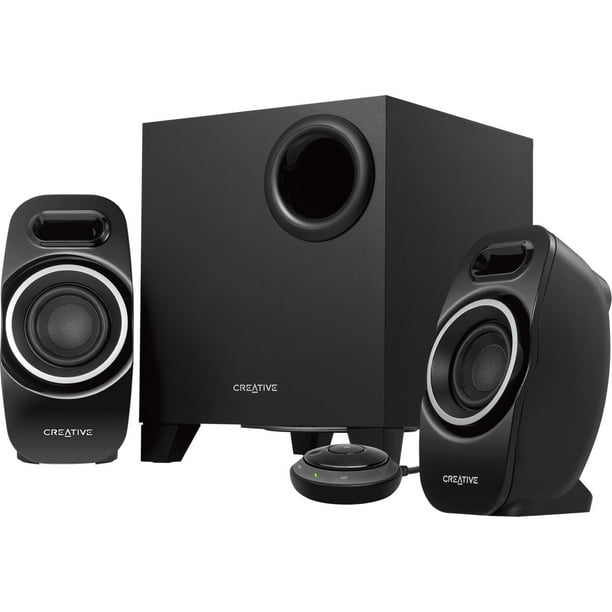 Creative T3250 2 1 Speaker System Desktop Wireless Speaker S Black Bluetooth Dual Slot Enclosure Dse Image Focusing Plate Ifp Wireless Audio Stream Control Pod 51mf0450aa003 Walmart Com Walmart Com