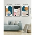 thumbnail image 6 of 16x24in Black Framed Large Modern Abstract Framed Wall Art for Living Room Bedroom Color Blocks Artwork Home Decor, 6 of 9