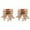 Rose Gold, variant on CoreLiving Christmas Bows for Staircase, 2-Pack Glitter Sequin Wreath Bow, 9.8x11.8 Inch Large Outdoor/Indoor Xmas Decor, for Staircase Railings Mantle Party Holiday Decoration