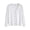 White, variant on ManxiVoo Ladies Buttoned Cardigan Sweater in Mercerized Cotton with Loose Fit for Versatile Layering and Comfortable Style L Size Beige