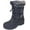 Black / Grey Plaid, variant on Women's Winter Snow Boots Flannel Plaid Faux Fur Insulated Lace up Shoes