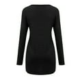 thumbnail image 4 of Hauts à Col Haut pour Femmes Blouse à Manches Longues Imprimée Mode Col Rond Hauts Décontractés Hauts à Manches Longues Blouses à Manches Longues pour Femmes, 4 of 5