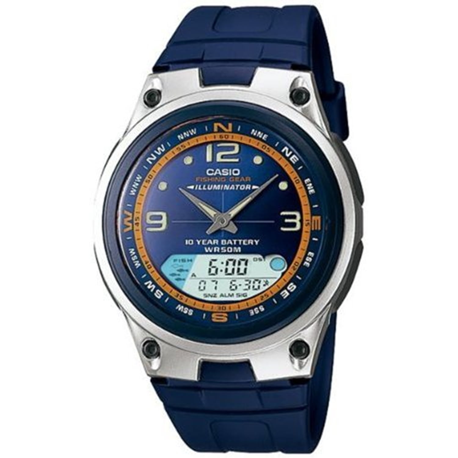 Casio Men's Core AW822AV Blue Resin Quartz Sport Watch Walmart Canada