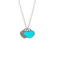 thumbnail image 3 of Collier Pendentif Double Cœur Classique 925, 3 of 5