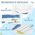 thumbnail image 2 of FORMRS Boys Rash Guard Short Sleeves Swim Shirt Quick Dry UPF 50+ Sun Protection, Sizes 3-12T, Pink Hand Drawn Sailboats, 2 of 6