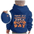 thumbnail image 4 of Tiijoy Little Girl's Hoodie Letter Print Cute Long Sleeve Hooded Sweatshirt, Sizes 5-6, 4 of 4