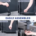 thumbnail image 2 of VIVO Steel Clamp-on 10" x 12" Rotating Pegboard, Magnetic Privacy Panel, 2 of 8