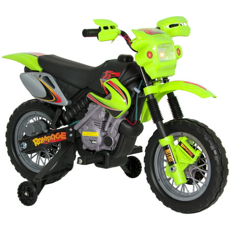 Best Choice Products Kids 6V Electric Ride On Motorcycle Dirt Bike w/ Training Wheels (Best Dirt Bike Brand)