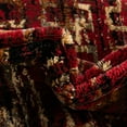 thumbnail image 4 of Unique Loom Saturn Collection Area Rug - Aura (2' 2" x 9' Runner Burgundy/Cream), 4 of 7