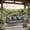 Gray, variant on 3-Person 69" PE Wicker Porch Swing with Chains, All-Weather Large Patio Swing Bench with Cushions for Backyard, Garden, and Poolside