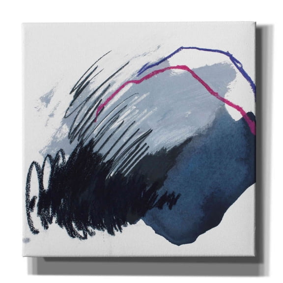 Epic Graffiti 'Dynamic and Linear No. 1' by Ying Guo, 12"x12"