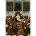 thumbnail image 2 of Ludovico Mazzolino 18x24 Black Ornate Framed Double Matted Museum Art Print Titled: The Twelve-Year-Old Jesus Teaching in the Temple (1524), 2 of 5