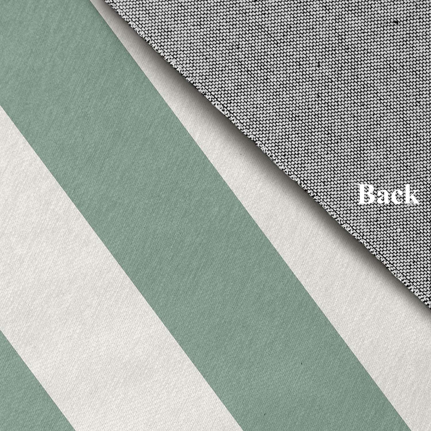 Simply Daisy 4' x 6' Graduated Stripe Chenille Rug, Sage