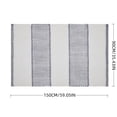 thumbnail image 3 of Modern Striped Area Rug for Living Room Bedroom Kitchen Entryway with Hand Woven Softness and Easy Clean Design, 3 of 9