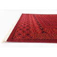 thumbnail image 4 of Unique Loom Tekke Tapis Zone Torkaman Surteint 7' x 10' Rectangle Rouge/noir, 4 of 5