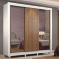 thumbnail image 1 of Ropero Closet Madesa Lyon 3 Puertas con Espejos Pies B/M, 1 of 5