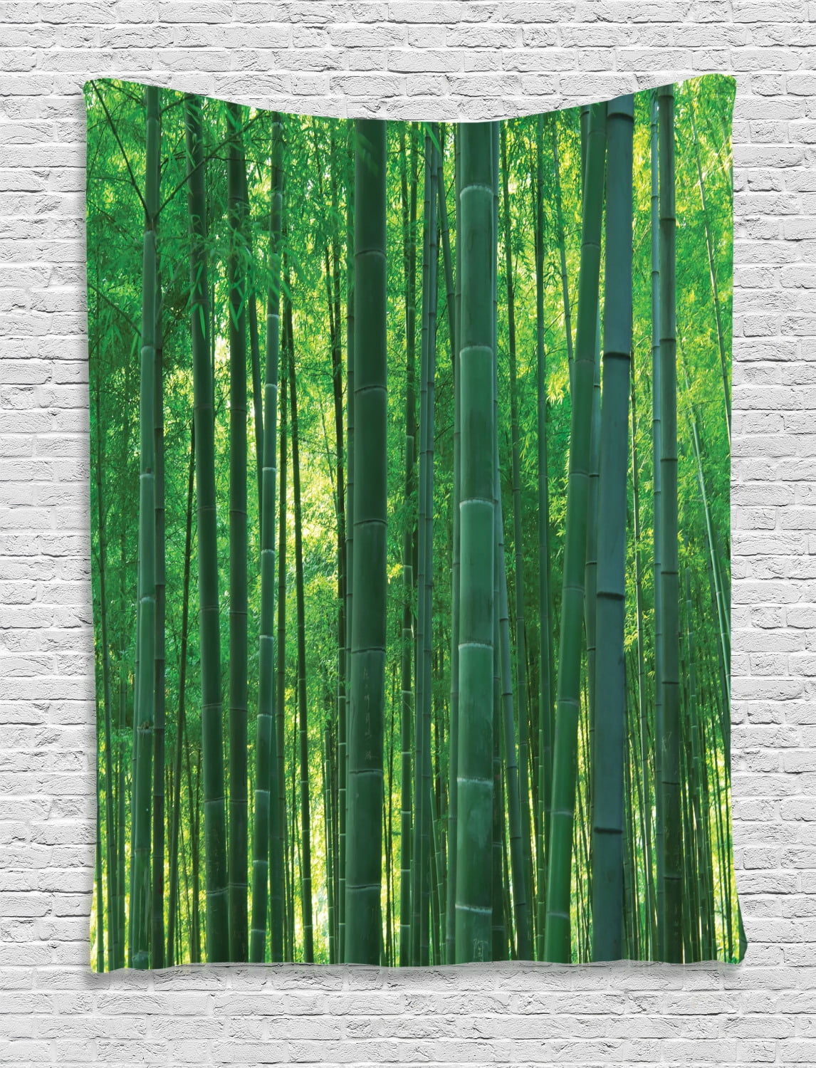 Bamboo House Decor Wall Hanging Tapestry, Asian Oriental Exotic Bamboo ...