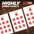 thumbnail image 3 of 50 EZ2C Targets Style 17: Dot Torture Training Drill Paper Targets 11"x17"Tear-off Pad of 50, 3 of 7