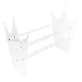 thumbnail image 1 of Shisuyan Hair Hoops Rack Crown Shape Transparent 1Pcs 11.40X7.47X4.32in, 1 of 9