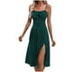 thumbnail image 1 of Sexy Vestido de Verano Colgando Correa Dividida Impresa Cuello Redondo, Vestido Fluido Y Casual, 1 of 6