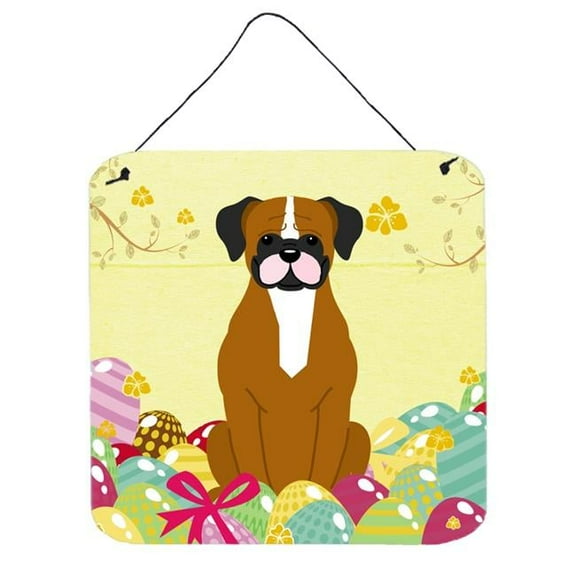 Easter Eggs Flashy Fawn Boxer Wall or Door Hanging Prints