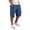 Sky Blue#025, variant on UDAUDU Cargo Shorts for Men Athletic Cotton Twill Bermuda Workout Shorts Casual Classic Summer Comfort Work Shorts Multi Pockets Khaki 3XL