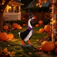 thumbnail image 2 of Halloween Porch Goose Outfit Witch Geese Costume 23 Inch for Yard Lawn Outdoor Garden Patio, 2 of 6