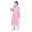 🔥 Pink_Base#1496, variant on EVA Waterproof Hooded Raincoat, Lightweight Foldable Long Rain Jacket, Breathable Loose Fit, Easy Clean, Hiking Travel Outdoor Use, Bust 26.7in, Length 47.2in