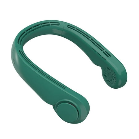 

Ozmmyan Hanging Neck F-an No Blade F-an Design Portable F-an Strong Wind No Hair Twisting Short Charging Long Use Time 3 Speeds Gift On Clearance