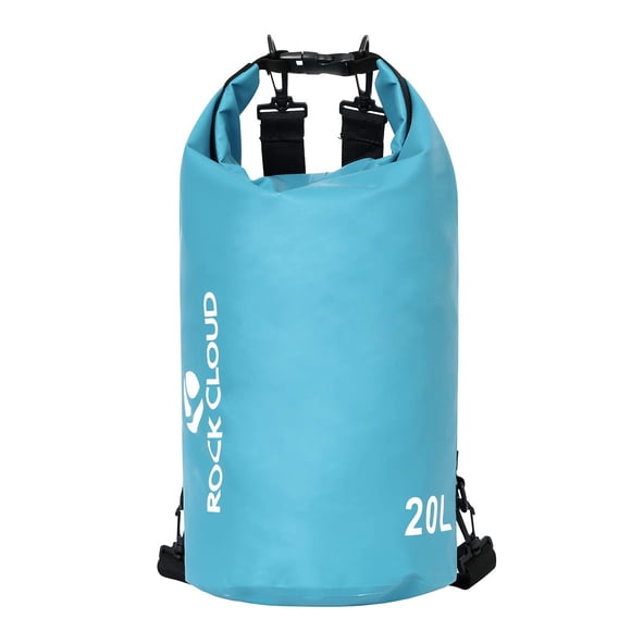 Bolsa estanca ROCK CLOUD 20L impermeable, azul lago