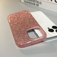 thumbnail image 3 of Glitter Bling Gradient Hard PC Thicken Case For iPhone 11 12 13 14 15 16 Pro Max Mini 7 8 Plus X XR XS Shockproof Bumper Cover Gold For iPhone 14 Plus, 3 of 6