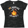 thumbnail image 3 of Inktastic I Love Camping- Campfire, Hot Dog, Marshmallows Women's T-Shirt, 3 of 5