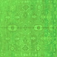 thumbnail image 1 of Ahgly Company Indoor Square Abstract Green Modern Area Rugs, 7' Square, 1 of 4