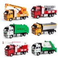 thumbnail image 2 of Coche de juguete de aleación Para NiñOs, camión de bomberos, vehículos de ingeniería, modelo de coche extraíble, Juguetes Para NiñOs, regalos de cumpleaños, 1:38, 2 of 4