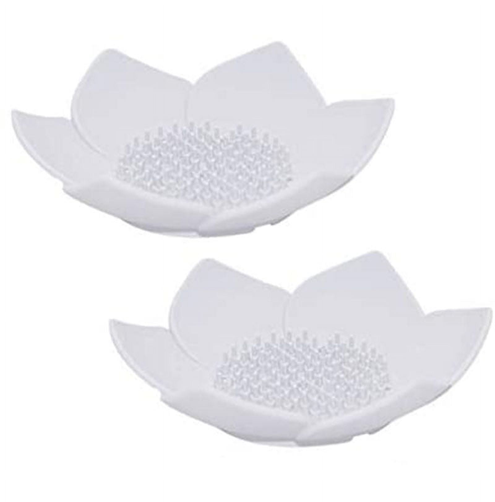 Shower Steamer Tray Lotus Flowers Soap Dish Silicone Soap Dish Small Self  Draining Bar Soap Holder - AliExpress