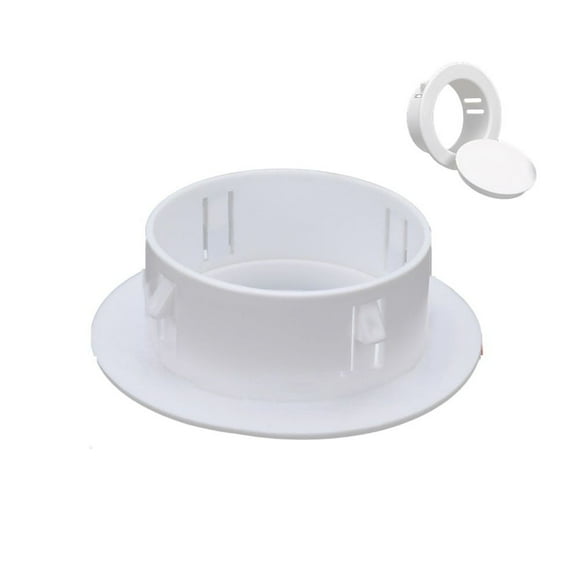 40-100mm Decorative Wall Hole Cover Protective Vents Decor Cap Plastic Plug, 80mm