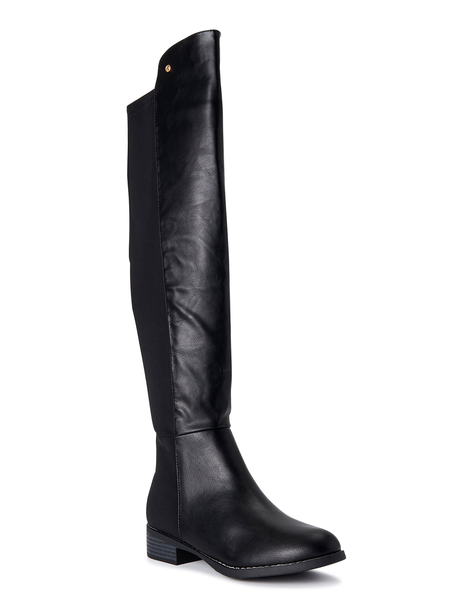 Knee Stretch Back Boots 