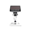 1080P High Definition Electric Microscope 4.3inch TFT Display 1000X Magnification Manual Focus USB2.0 Digital Video Microscope Support Connection to PC Industrial Microscope