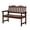 Light brown, variant on 2-Person Outdoor Bench, 800Lbs Wood Bench with Comfortable Backrest-Blue