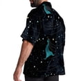 thumbnail image 3 of Virgo Constellation Men's Short Sleeve Button Down Hawaiian Beach Printed Casual Shirts, 3 of 6
