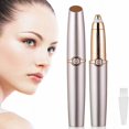 thumbnail image 1 of CHOK Eyebrow Epilator  Eyebrow Hair Remover for Women  Battery Operated Electric Eyebrow Trimmer and Shaper for Smooth Trimming  Rose Gold Eyebrow Razors, 1 of 7