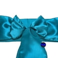 thumbnail image 3 of MDS Pack of 50 Satin Chair Sashes Bow Sash for Wedding and Events Decor - dark teal, 3 of 6