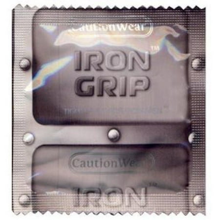 Caution Wear Iron Grip Snugger Fit: 36-Bulk Pack of (Best Snug Fit Condoms)
