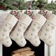 thumbnail image 1 of Medias navideñas 4 pack 19 pulgadas, medias grandes de piel sintética de Navidad con lentejuelas doradas Snowflak kaili Sencillez, 1 of 2