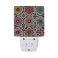 thumbnail image 5 of Yayeee LED Night Light for The Home Plug in With Light Sensors 2 Pack, Colorful Flowers, 5 of 6
